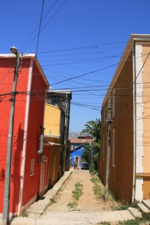 Straenbild Valparaiso